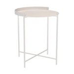 Houe Edge bijzettafel Ø46,5 cm Muted White
