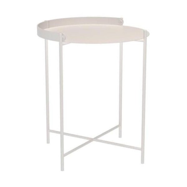 Houe Edge bijzettafel Ø46,5 cm Muted White