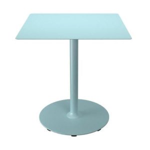 Houe Pico tuintafel 70x70 cm Ice Blue rond onderstel