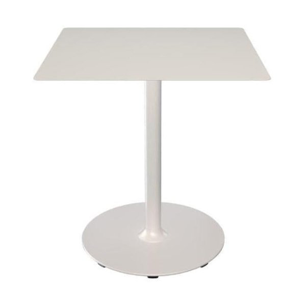 Houe Pico tuintafel 70x70 cm Muted White rond onderstel