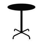 Houe Pico tuintafel Ø64 cm Black star onderstel