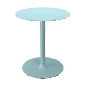 Houe Pico tuintafel Ø64 cm Ice Blue rond onderstel