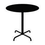 Houe Pico tuintafel Ø74 cm Black star onderstel
