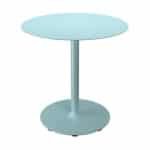 Houe Pico tuintafel Ø74 cm Ice Blue rond onderstel