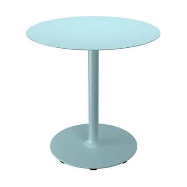 Houe Pico tuintafel Ø74 cm Ice Blue rond onderstel