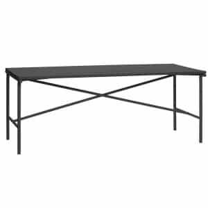 Hubsch Buitentafel metaal - zwart