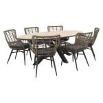 Jasmine - Natural / Garden Impressions Edison 220 x 115 cm. - ovale tuinset