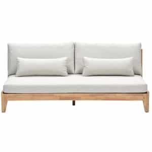 Kailua 2-zits bank acacia white wash/sahara sand - Garden impressions