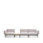 Kave Home 3-zits Bank Sorells Met tafel - Beige