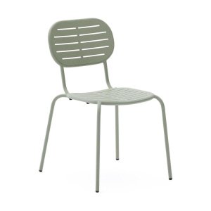 Kave Home Brai tuinstoel turqouise gegalvaniseerd