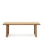 Kave Home - Canadell 100% buitentafel in massief gerecycled teakhout