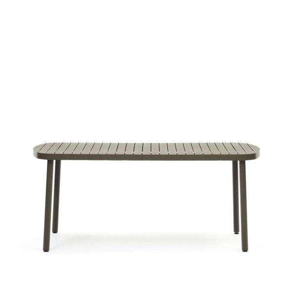 Kave Home Joncols tuintafel 180x90 cm groen