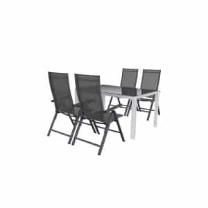 LIVARNO home Aluminium tuinset Houston 5-delig