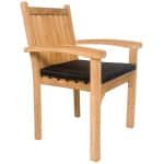Livingfurn Tuinstoel 'Marco' Teakhout