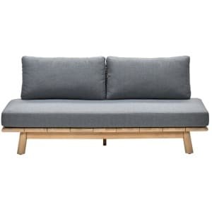 Lunar 2-zits bank acacia white wash/rope dark grey/mystic grey - Garden impressions