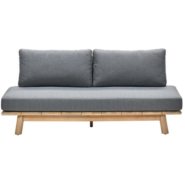 Lunar 2-zits bank acacia white wash/rope dark grey/mystic grey - Garden impressions