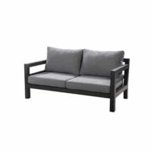 Midori sofa 2 seater alu black/panther black - Yoi