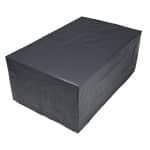 Nature Beschermhoes voor tuinset - zwart - 325 x 205 x 90 cm -