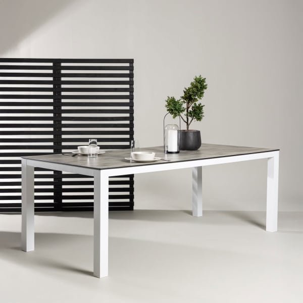 Nohr Tuintafel Jarelle HPL, 205 x 100cm - Grijs