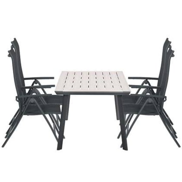 Santos tuinset 5-delig - Penedo tafel 160x90 cm