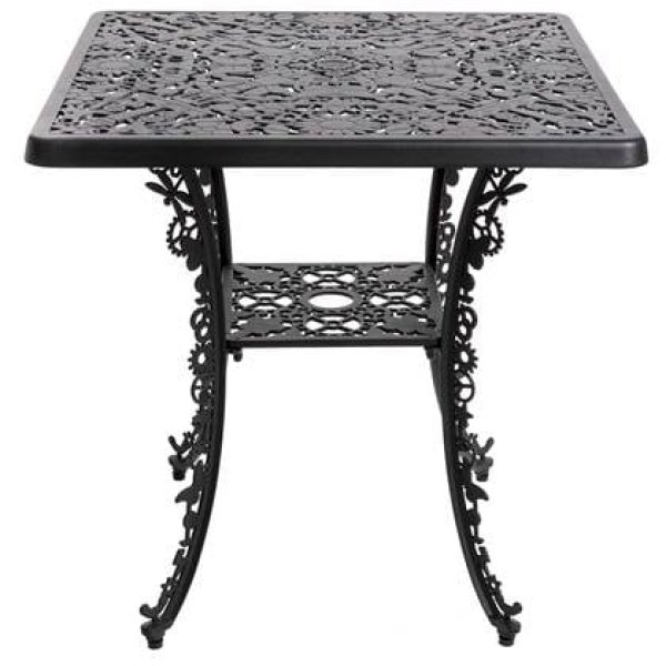 Seletti Industry Garden tuintafel vierkant 70x70 zwart
