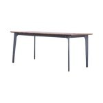 Tikamoon - Massief teakhouten en metalen tuintafel 6|8 personen.