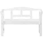 Tuinbank FSC grenen hout 113x40x75cm wit