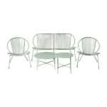 Tuinset Lugo - groen/beige - 5-delig