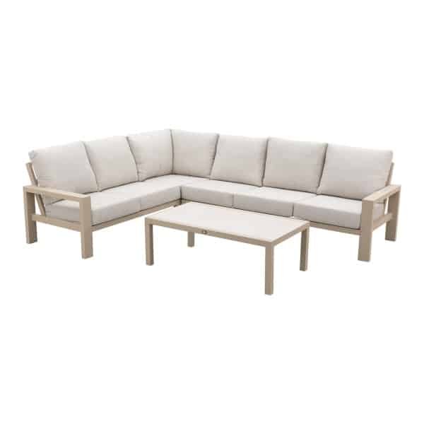 Verano/Atlanta loungeset (5-delig) - Latte