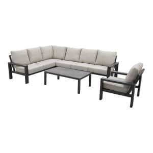 Verano/Atlanta loungeset + loungestoel (6-delig) - Royal Grey