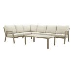 Viento/Atlanta hoek loungeset (4-delig) - Latte