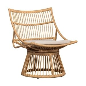 Woood Alatina tuinstoel wicker Natural