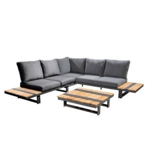 Yuwaa Loungeset Hoekset Vierkant Grijs - Yoi