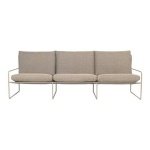 ferm LIVING Desert 3-zitsbank Dolce - Cashmere / Dark Sand
