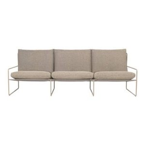 ferm LIVING Desert 3-zitsbank Dolce - Cashmere / Dark Sand