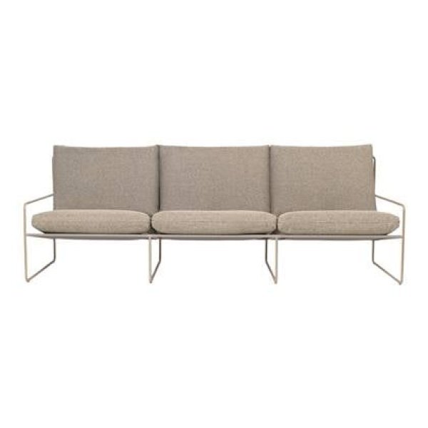 ferm LIVING Desert 3-zitsbank Dolce - Cashmere / Dark Sand