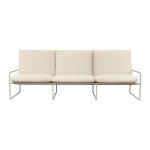 ferm LIVING Desert 3-zitsbank Pure Bouclé - Cashmere / Off-White