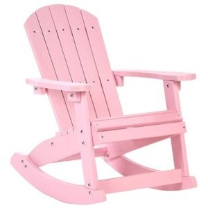 Beliani - ADIRONDACK - Kinderschommelstoel - Roze - Kunsthout
