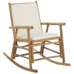 Beliani - FRIGOLE - Schommelstoel - Lichte houtkleur - Bamboehout