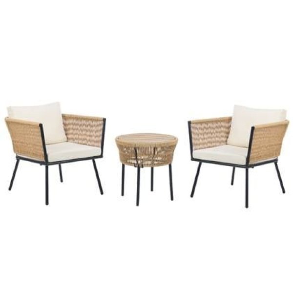 Beliani - GARGANO - Tuinset - Beige - PE rotan