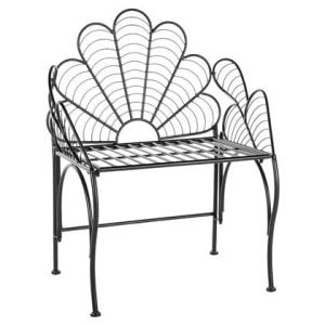 Beliani - LIGURIA - Tuinstoel - Zwart - IJzer
