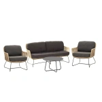 Belmond Loungeset Naturel met Salontafel