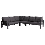 Benton Hoek Loungebank - Antraciet Buitengewoon de Boet - Buitengewoon de boet