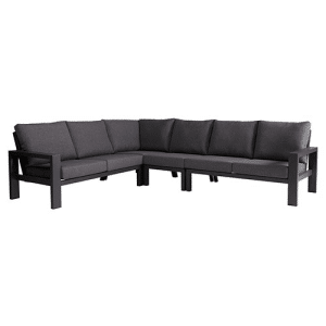 Benton Hoek Loungebank - Antraciet Buitengewoon de Boet - Buitengewoon de boet