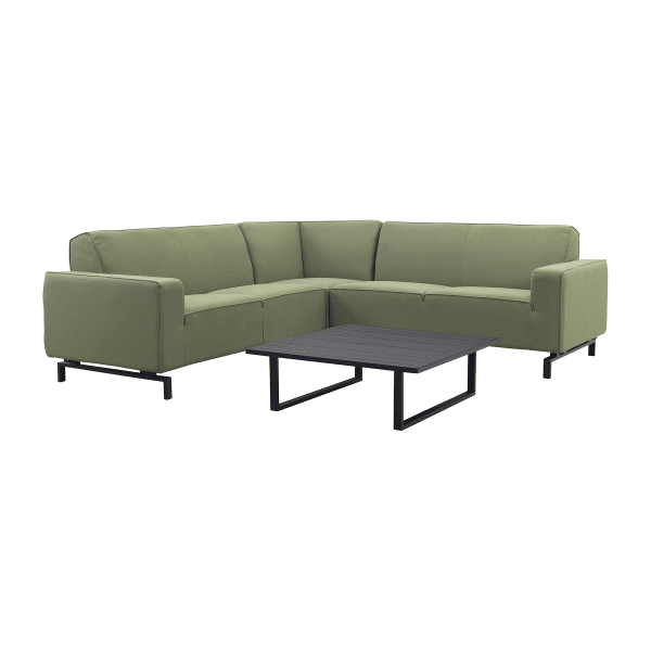 Boavista/Cuba Sunbrella loungeset (4-delig) - Heritage Leaf