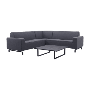 Boavista/Cuba Sunbrella loungeset (4-delig) - Sooty/Antraciet