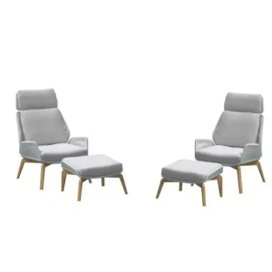 Carthago loungeset Frozen 2x loungestoel met 2x footstool | 4 Seasons Outdoor