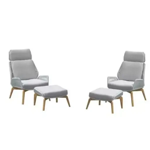 Carthago loungeset Frozen 2x loungestoel met 2x footstool | 4 Seasons Outdoor