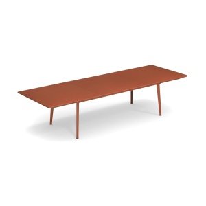 EMU Plus4 tuintafel uitschuifbaar 220/330x110 cm maple red