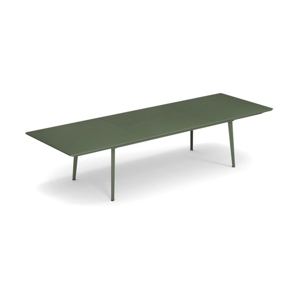 EMU Plus4 tuintafel uitschuifbaar 220/330x110 cm military green